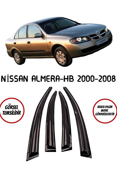 BALP Nissan Almera Hb Cam Rüzgarlığı 4lü 2000-2008 Arası