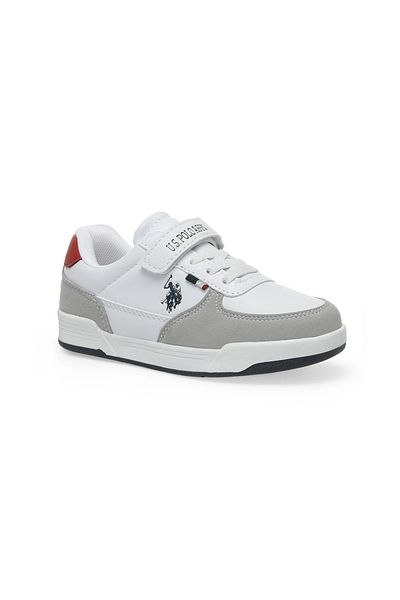 U.S. Polo Assn. Λευκά Αθλητικά Παπούτσια Πόλο των ΗΠΑ AssnCline για αγόρια