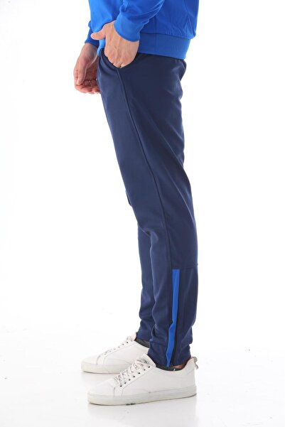 K18moda Kural18 Tff Armalı Ve Yazılı Erkek Mavi Antrenman Eşofman Takımı K0114