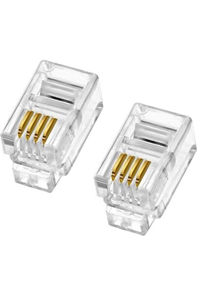 KEEPRO Telephone Cable 6P4C Cable 4 Pin Socket Telephone Cable 20 m