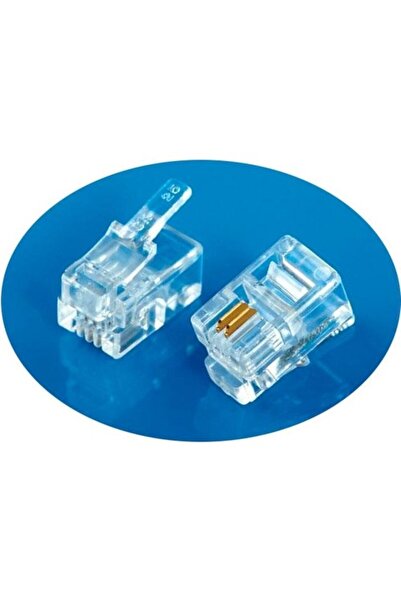 KEEPRO Telephone Cable 6P2C Cable 2 Pin Socket Telephone Cable 15 m