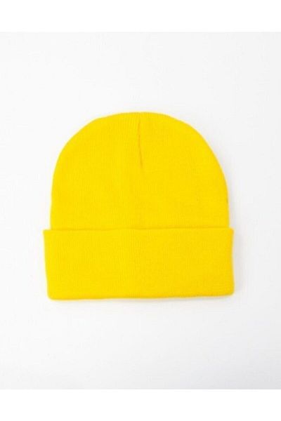 MinaCarin Beretă de bază unisex Galben