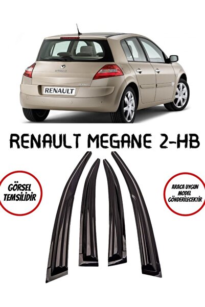 BALP Renault Megane 2 Hb Cam Rüzgarlığı 4lü