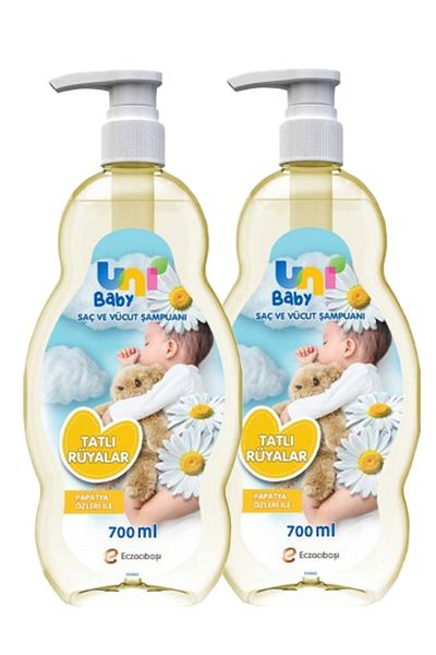 Uni Baby Tatlı Rüyalar Şampuanı 700 ml X 2 Adet