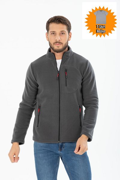 Four Man Ανδρικό μπλουζάκι Fleece Jacket Δώρο