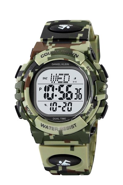 Daniel Klein 50m Water Resistant Children's Wristwatch with Alarm-Chronomotre-Lighting Feature