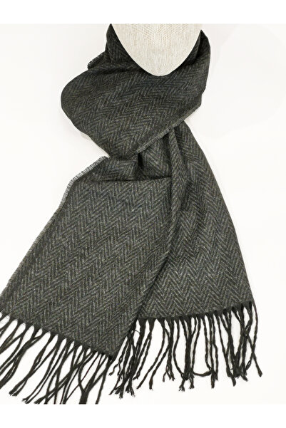 Özgöksu Şapka Soft Textured Scarf Men's Viscose Winter Scarf