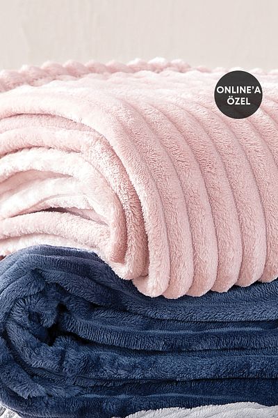 Yataş Holly Wellsoft Tv Blanket 140X190 cm - Powder