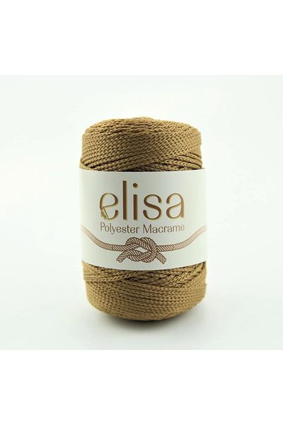 Yumuşakkeçe Σχοινί μακραμέ πολυεστέρα Elisa 3 mm Συσκευασία 6 τεμαχίων