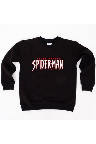 SPIDERMAN Hanorac pentru copii din țesătură de bumbac spiderman imprimat