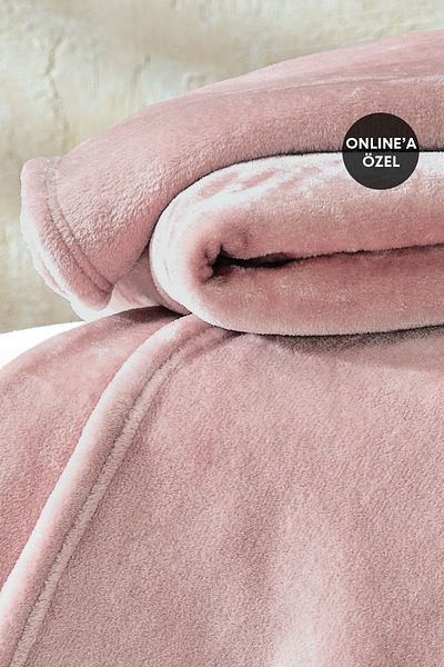 Yataş Olenna Wellsoft Tv Blanket 140X190 cm - Powder