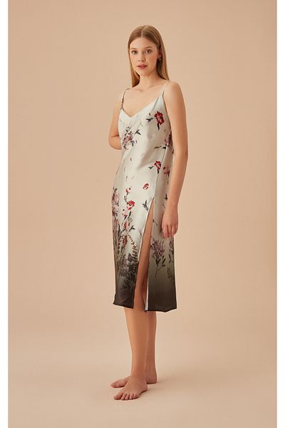 SUWEN Delicate Long Nightgown