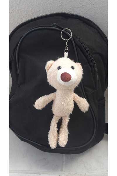 Bilge Trend سلسلة مفاتيح على شكل دمية دب من القطيفة، وإكسسوارات الملابس والإبزيم