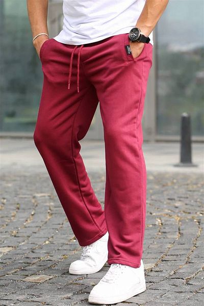 Madmext Weinrote Basic-Jogginghose 5479