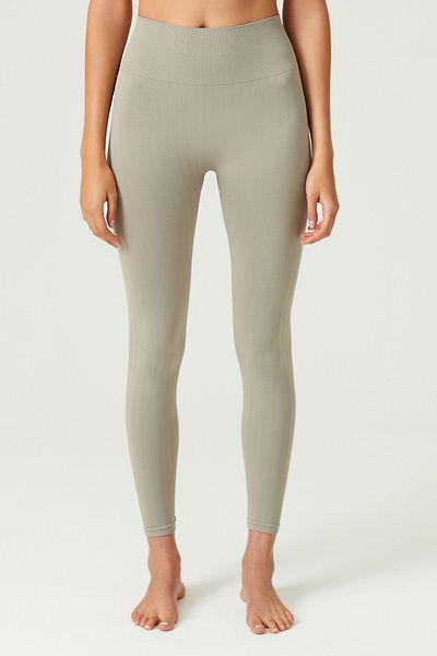 Los Ojos x Melodi Soft Khaki High Waist Seamless Tights High Waist