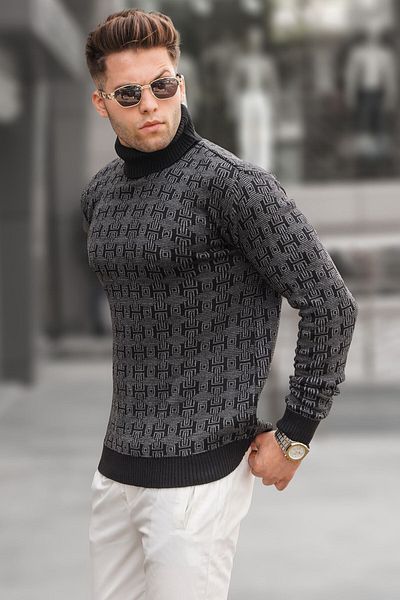 Black Men Sweaters Styles Prices Trendyol Page 3