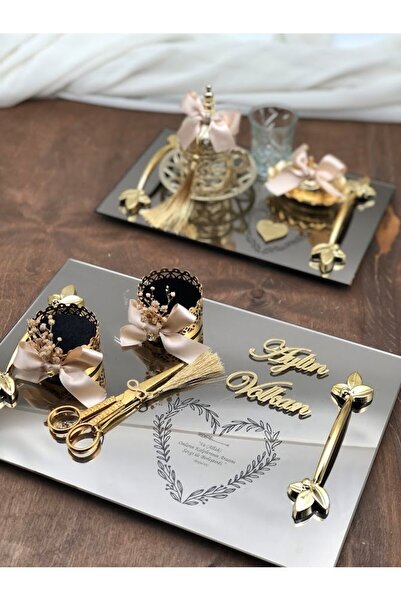 Denseden Süslü Söz Tavă de logodnă Suporturi pentru inele Foarfece Mire Cupă ...