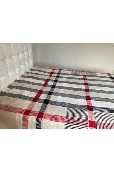 MİNK Luxury Mink King Size 1084 Red Blanket 200x240 cm