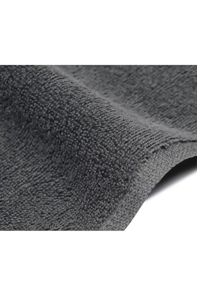 AYHANHOME 100% Cotton Extra Soft Gray 4 Pieces Sport Hairdresser 50x90 Hand Face Towels