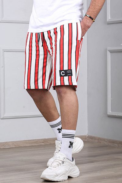 Madmext Men's Red Shorts - 2915