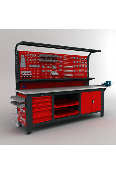 İdeal Ekipman 2.5 Metre Endüstriyel Çalışma Tezgahı Ie.36.15.76