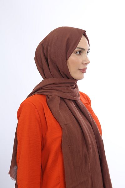 Trablus Hijab Women's Bamboo Scarf Shawl Chocolate