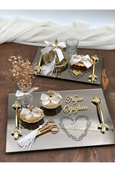 Denseden Design special, tavă pentru promisiune de logodnă, suporturi de lux ...