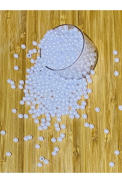 Öztürk Hand embroidered plastic pearl No:4. The package content is estimated ...