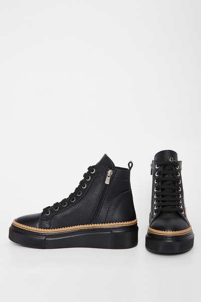 Tamer Tanca Kadın Hakiki Deri Casual Bot 937 5022-72 Bn Bot Sk23/24