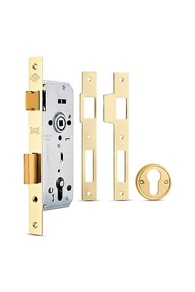 KALE Lock 152r Cylinder Recessed Door Lock 35 Mm (WITHOUT BARELESS)