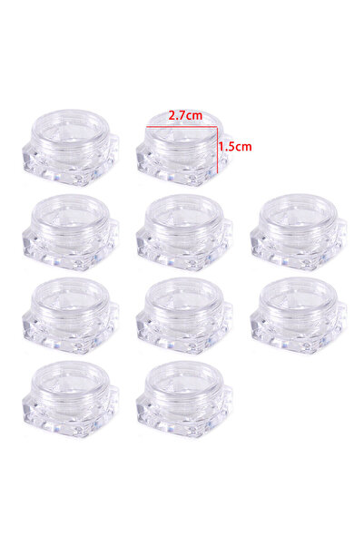 VIOLA BEAUTY 20 Adet/takım Şeffaf Plastik Takı Boncuk Saklama Kutusu Küçük Ka...