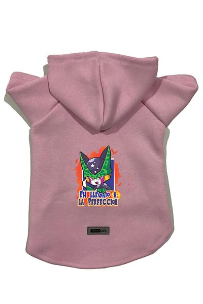 Monopetz Hooded Fleece Sweatshirt Dog and Cat Outfit & Dress - Pink DBZ 05