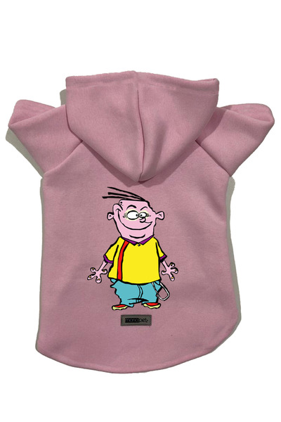 Monopetz سويت شيرت من الصوف بغطاء للرأس ملابس للكلاب والقطط - مقاس XL