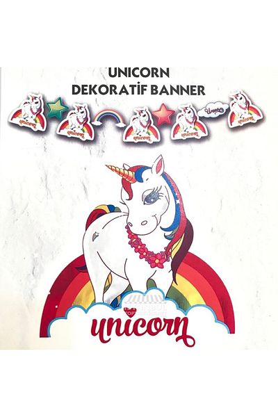 partideyince Διακοσμητικό πανό Unicorn