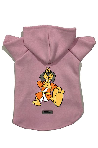 Monopetz Hooded Fleece Sweatshirt Dog and Cat Outfit & Dress - Pink Hong Kong