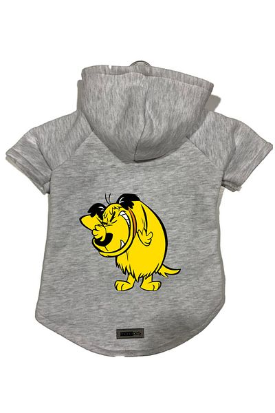 Monopetz Hooded Fleece Sweatshirt Dog and Cat Outfit & Dress - Gray Rabugento