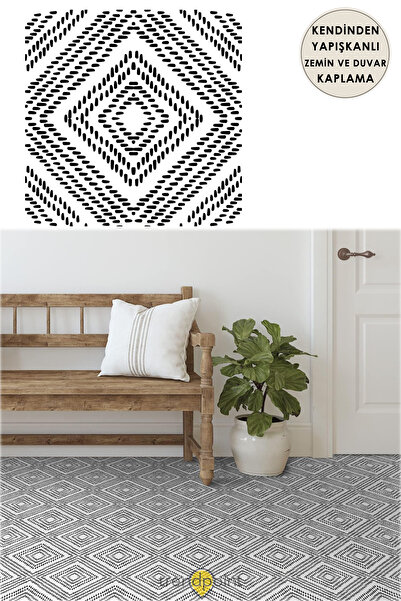 Trendpoint 1 Adet LVT Zemin ve Duvar Kaplama Kendinden Yapışkanlı 30cm×30cm Mutfak Banyo Antre Karo