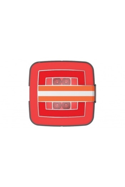 Genel Markalar Kare Neon Led 7 Fonksiyonlu Dinamik Sinyalli Hamburger Stop Lambası 24v 202101-d 24v