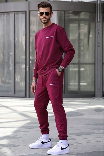 Madmext Claret Red Herren-Trainingsanzug 5285