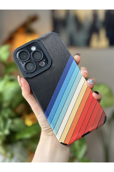 Go Aksesuar Iphone 14 Pro Kaplama Tasarımlı Desenli Esnek Silikon Kılıf