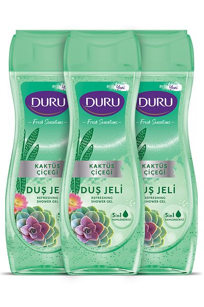 Duru Fresh Sensations Cactus Flower Shower Gel 3x450ml