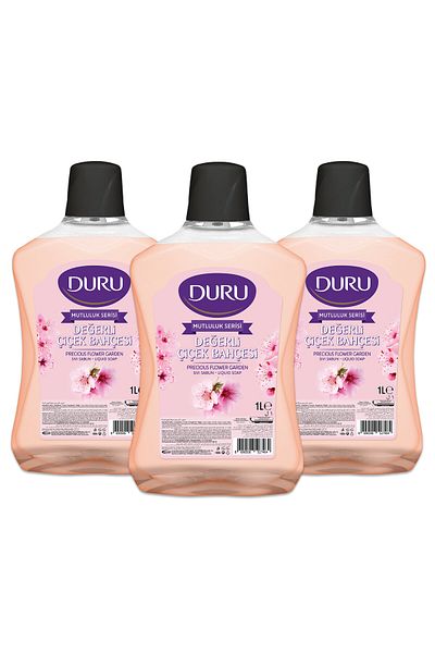 Duru Happiness Series Precious Flower Garden Liquid Soap 3x1 Lt