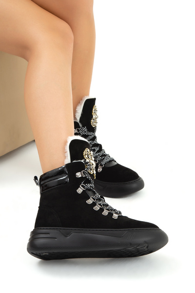 Tamer Tanca Kadın Hakiki Deri Casual Bot 945 10071 Bn Bot Sk22/23