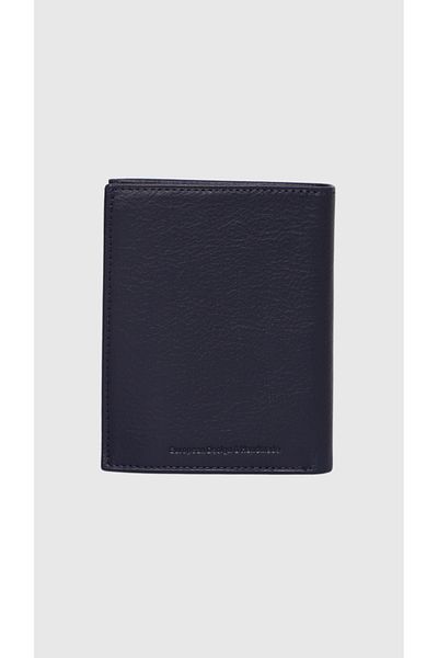 Grande 1412 Model Genuine Leather Men's Wallet - Arsel Navy Blue