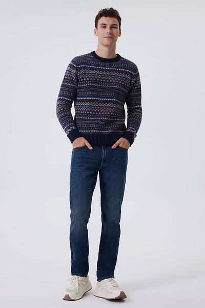 Lee Cooper Мъжки пуловер Revers, тъмносин