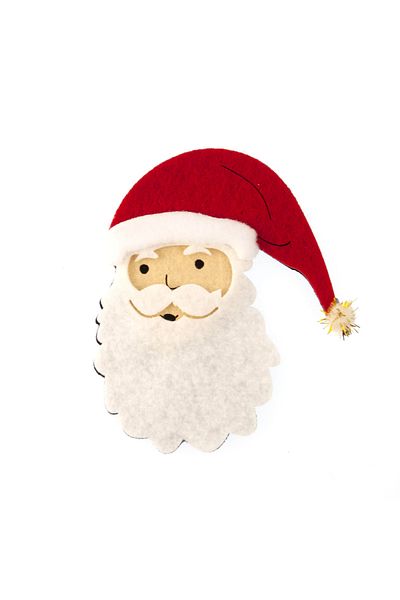 garaccu Santa Claus Ornaments 3 Pieces, Felt Christmas Special 10 Cm Santa Claus Ornaments