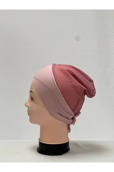 AWAM SILK Awam Silk Tulle Cross-Laced Combed Cotton Bonnet