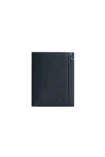 Grande 1726 Leather Men's Wallet Arsel Navy Blue
