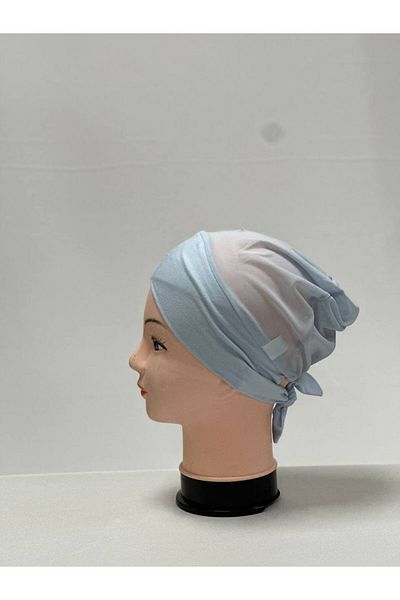 AWAM SILK Awam Silk Tulle Cross-Laced Combed Cotton Bonnet