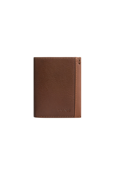 Grande 1726 Genuine Leather Men's Wallet Arsel Tan
